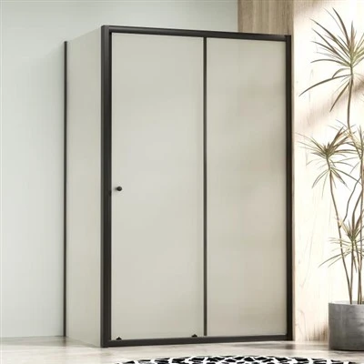 کابین دوش مربعی با شیشه یک طرفه
